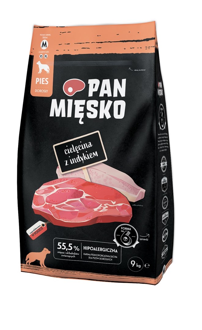 PAN MIĘSKO Cielęcina z indykiem - 9kg — zdjęcie 1 z 2