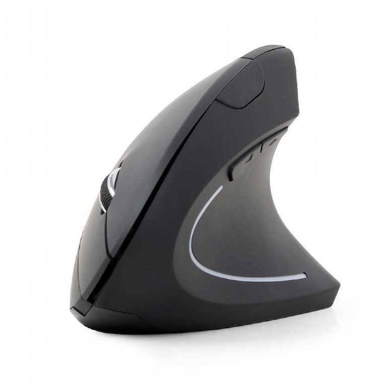 Mysz GEMBIRD MUSW-ERGO-01 Czarna 1600 DPI — zdjęcie 1 z 6