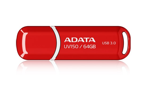 ADATA DashDrive Value UV150 64GB USB3.0 Red — zdjęcie 1 z 2