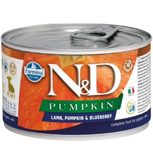 FARMINA N&D Dog Lamb, Pumpkin, Blueberry Mini Puppy 140g — zdjęcie 1 z 3