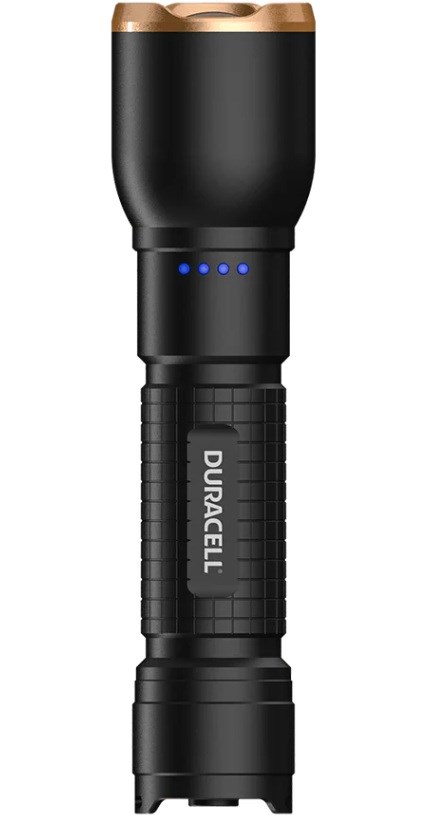 Latarka Duracell DF1500R Czarna — zdjęcie 1 z 6