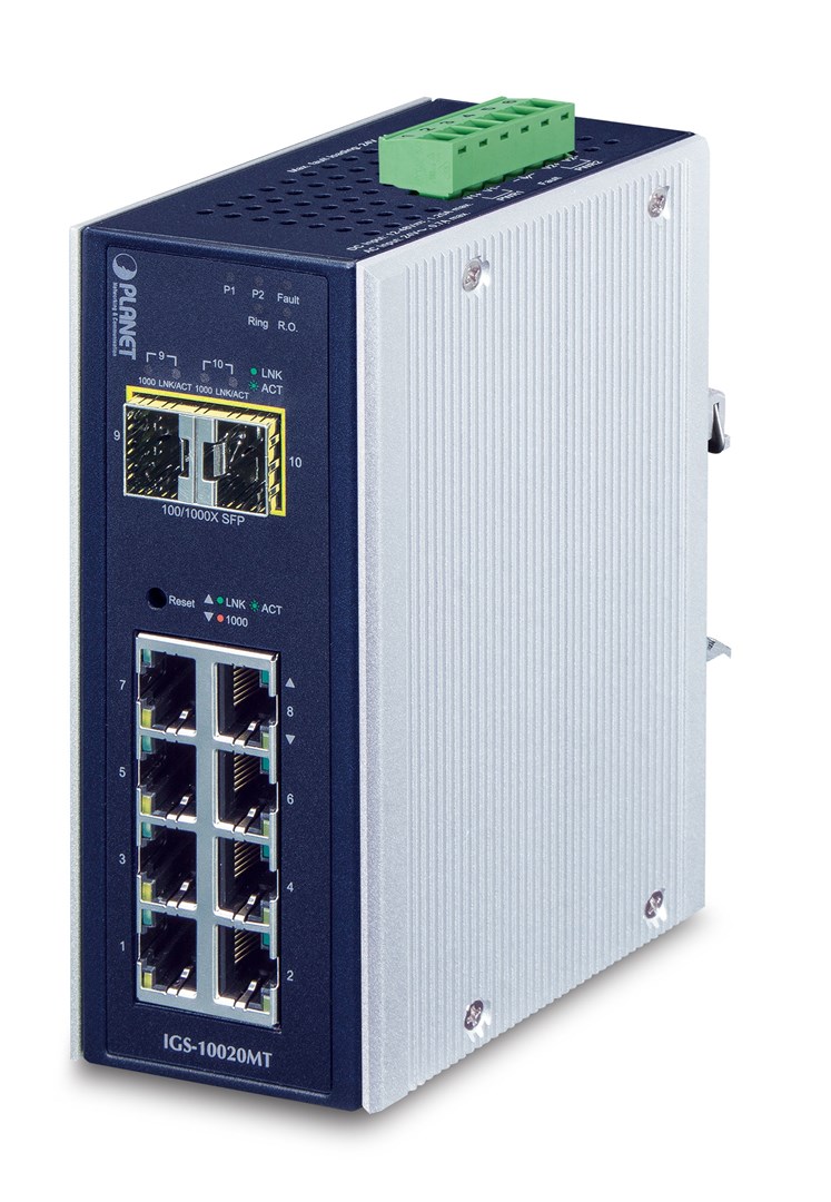 Switch przemysłowy Planet IGS-10020MT 10p Managed