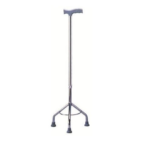 Laska trójnóg rehabilitacyjny srebrny 100 kg