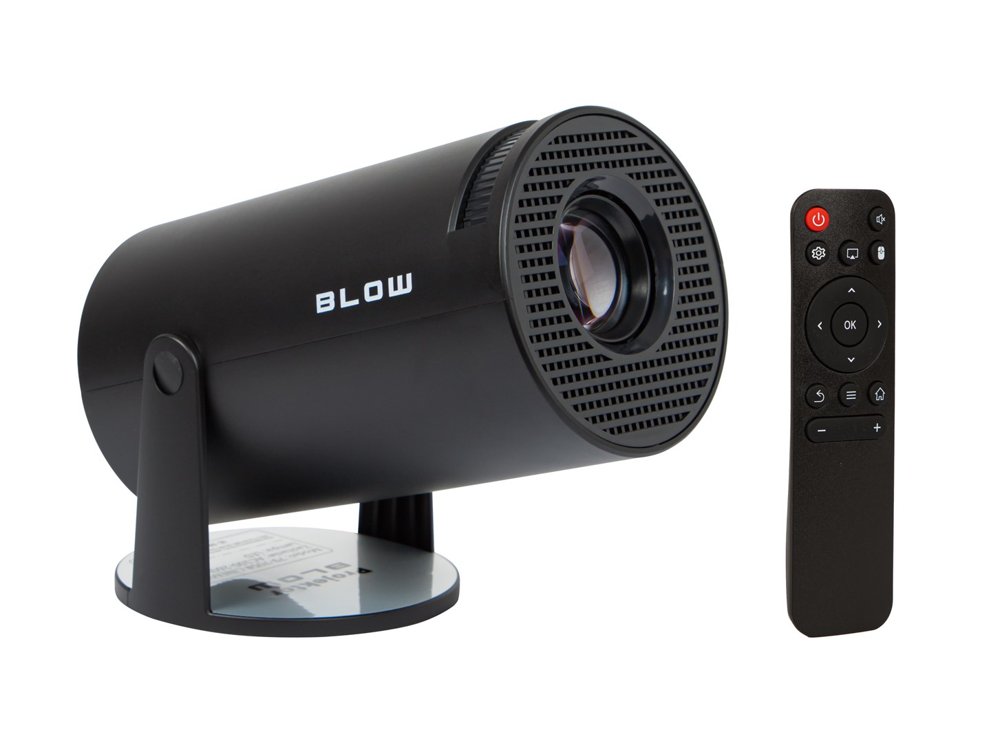 BLOW PROJEKTOR PRZENOŚNY ANDROIDTV HD CINEMA BLACK — zdjęcie 1 z 8