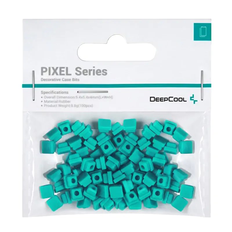 Gumowe Końcłówki DeepCool PIXEL GB Zielone