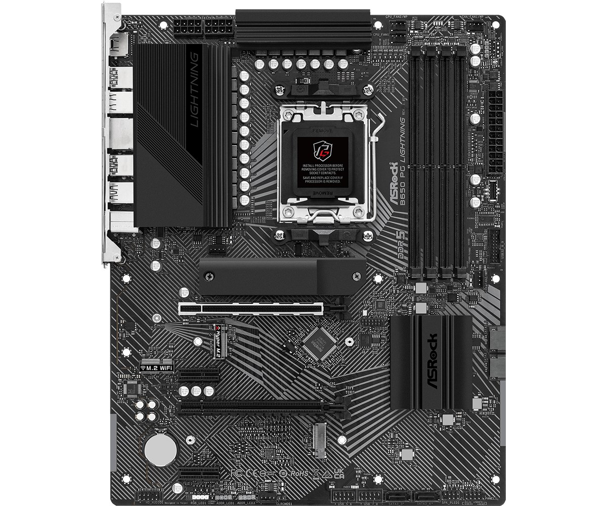 Płyta główna Asrock B650 PG LIGHTNING Socket AM5 — zdjęcie 1 z 6