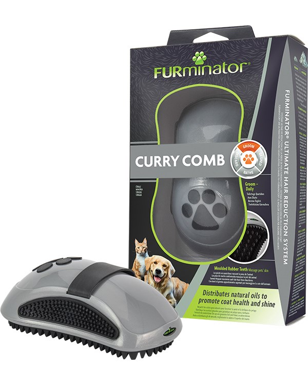 FURMINATOR Curry Comb - szczotka gumowa — zdjęcie 1 z 5