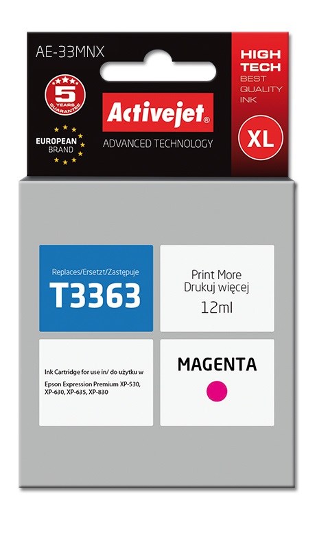 Activejet AE-33MNX Tusz Zamiennik Epson 33XL