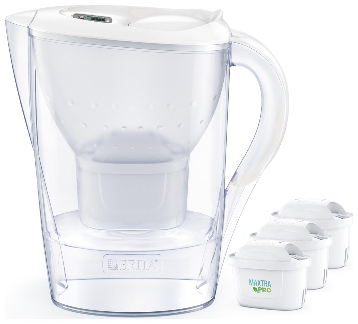 Dzbanek filtrujący Brita Marella+3 Maxtra Pro PP (biały, 2,4l)