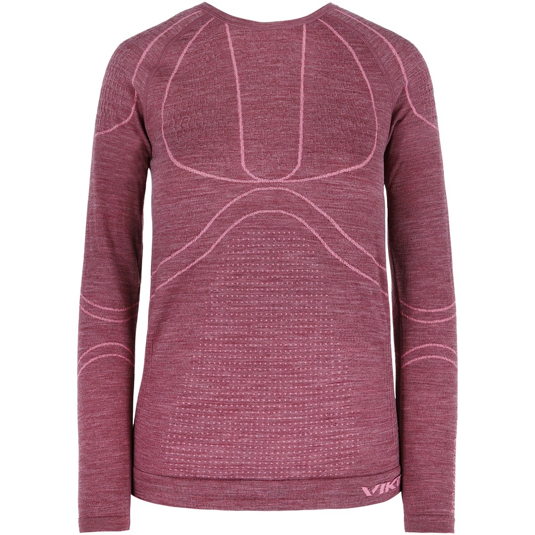 Koszulka termoaktywna VIKING Lana Pro Merino, rozmiar M, kobieta, różowa — zdjęcie 1 z 8