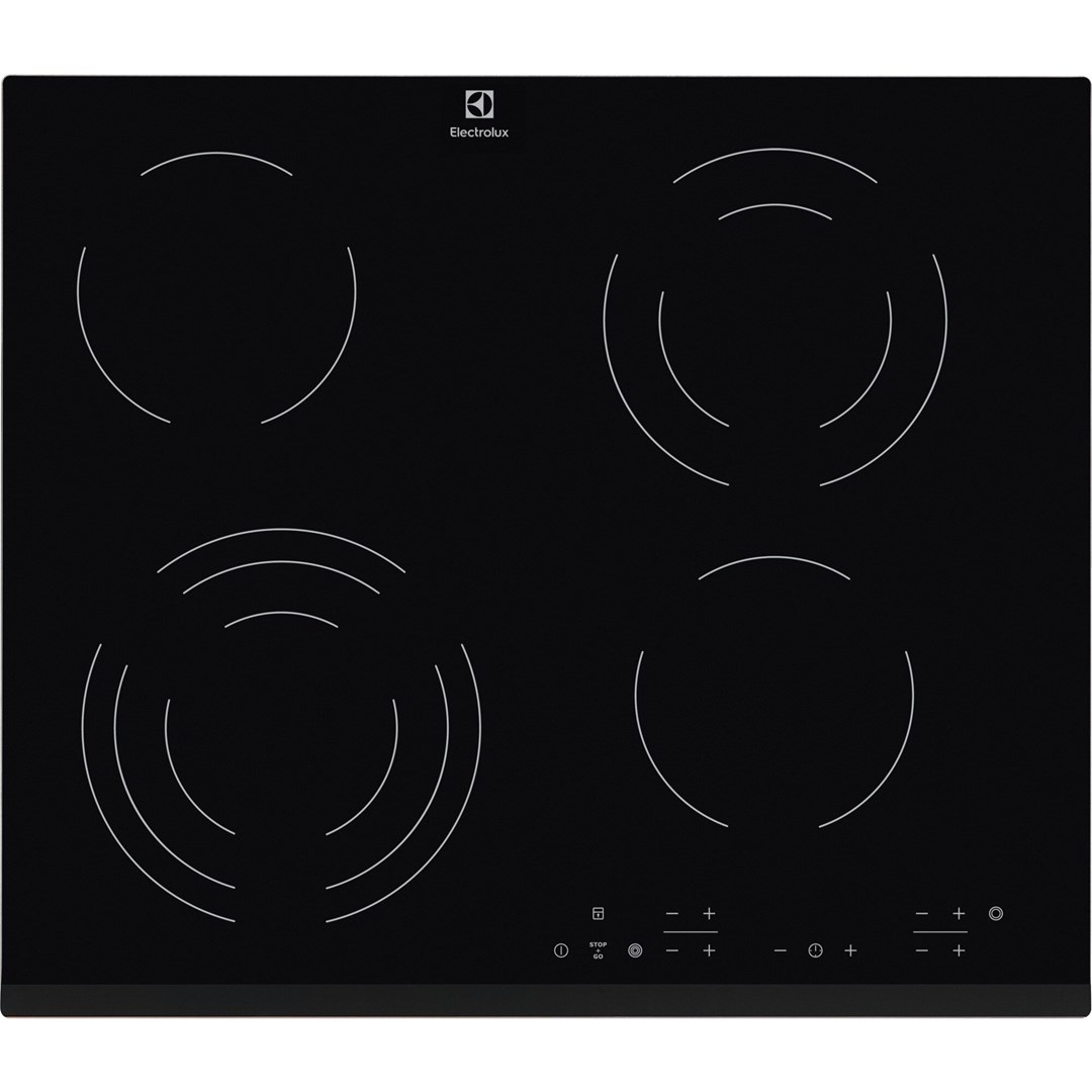 Płyta ceramiczna Electrolux EHF 6343FOK (4 pola grzejne; kolor czarny) — zdjęcie 1 z 8