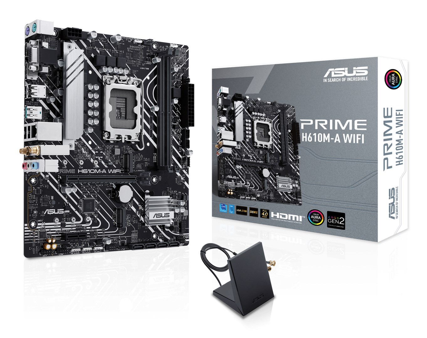 Płyta główna ASUS PRIME H610M-A WIFI Socket 1700 — zdjęcie 1 z 6
