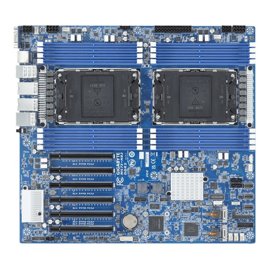 Płyta główna Gigabyte MS73-HB2 2x LGA4677 Intel Xeon — zdjęcie 1 z 3