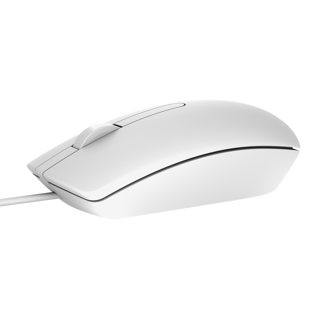 Mysz przewodowa Dell MS116 1000dpi biała — zdjęcie 1 z 3