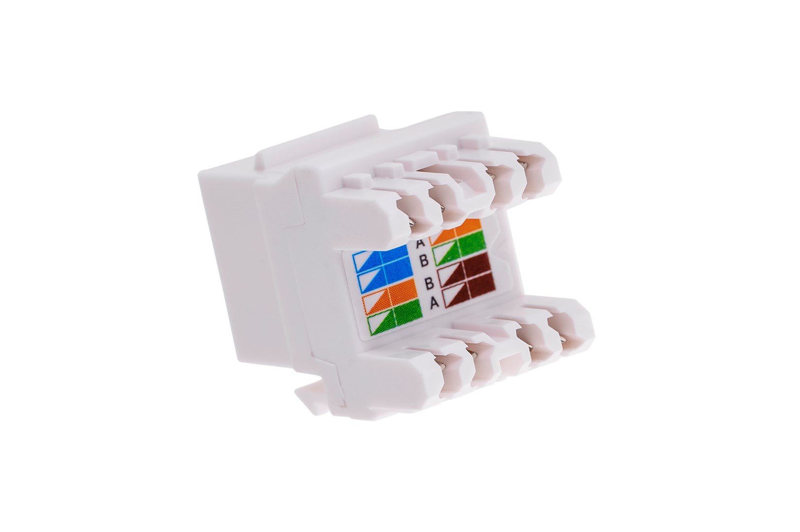 Q-LANTEC Moduł keystone RJ45 UTP kat.5e — zdjęcie 1 z 8