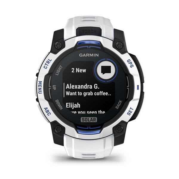Zegarek Garmin Instinct 3 Solar, 45mm biały — zdjęcie 1 z 8