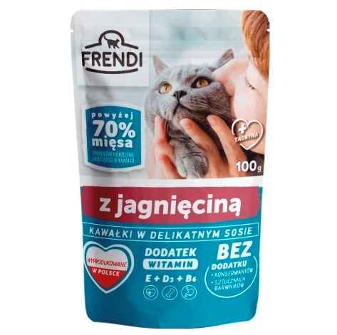 FRENDI Kawałki w sosie z jagnięciną 100g