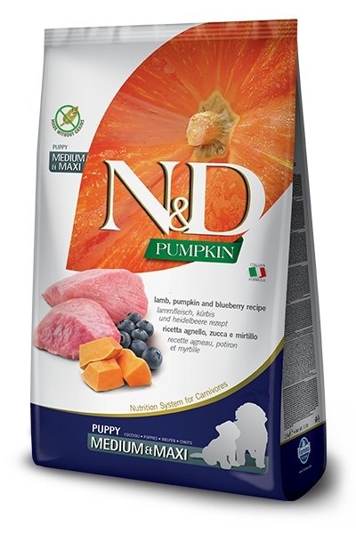 FARMINA N&D Pumpkin Lamb & Blueberry Puppy Medium & Maxi - 2,5kg — zdjęcie 1 z 2