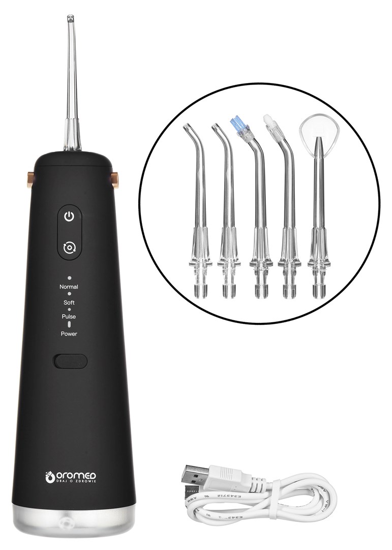 Irygator ORO-DENTAL BLACK Oromed Biały 3 Tryby — zdjęcie 1 z 8
