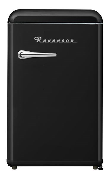 Lodówka Retro Ravanson LKK-120ERB (czarny) — zdjęcie 1 z 4