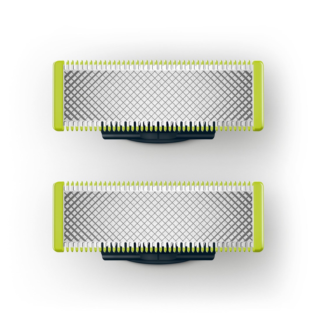 Wymienne ostrze Philips QP220/51 ONE BLADE 2-PACK - 2 srebrne żyletki — zdjęcie 1 z 2
