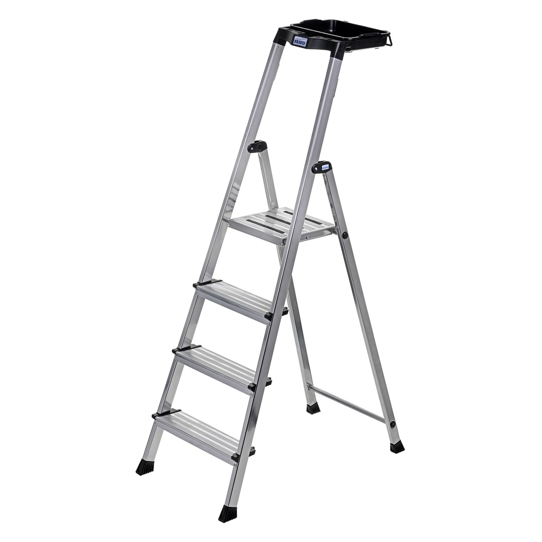 Drabina 4 stopniowa aluminiowa Krause Secury — zdjęcie 1 z 8