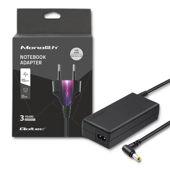 Zasilacz Qoltec 90W do notebooka Acer — zdjęcie 1 z 8