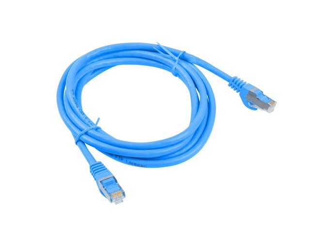LANBERG PATCHCORD KAT.6 FTP 1M NIEBIESKI FP — zdjęcie 1 z 2