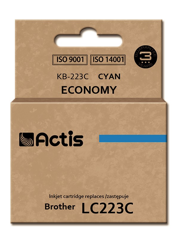 Actis KB-223C Tusz 10ml Niebieski Do Brother