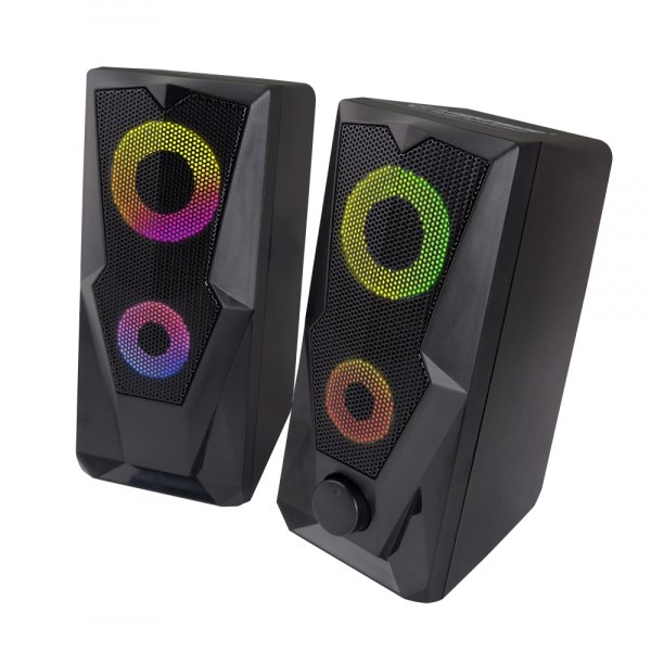 ESPERANZA GŁOŚNIKI 2.0 USB LED RAINBOW BAILA EGS103 — zdjęcie 1 z 7