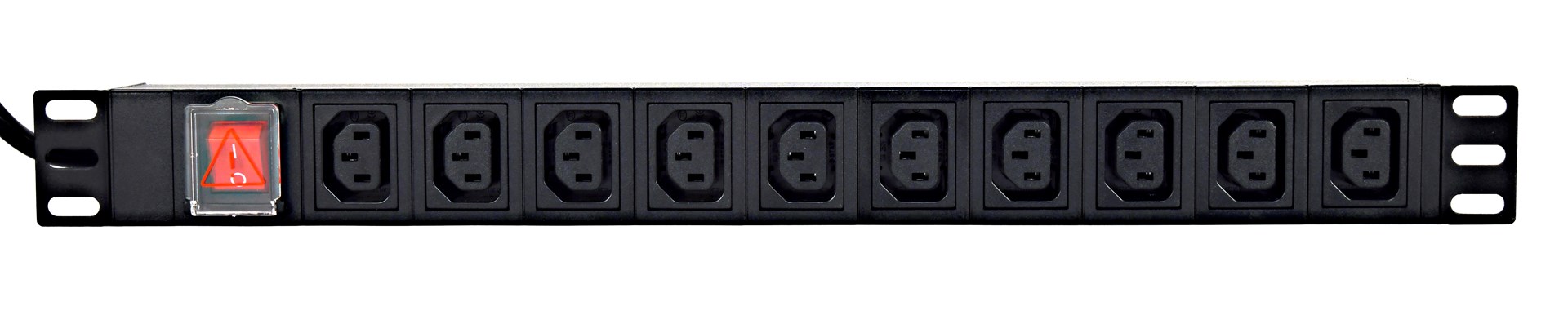 GEMBIRD LISTWA ZASILAJĄCA RACK 10 GNIAZD C13 — zdjęcie 1 z 4