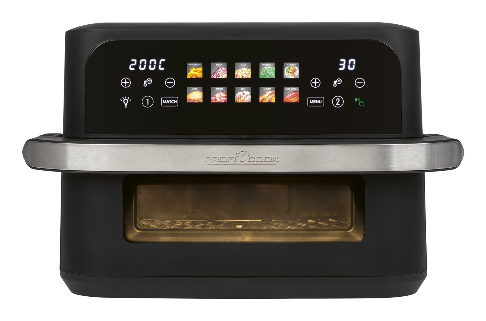 Frytkownica beztłuszczowa 2400W PC-FR 1313 PROFICOOK, 10 programów, 200°C — zdjęcie 1 z 8