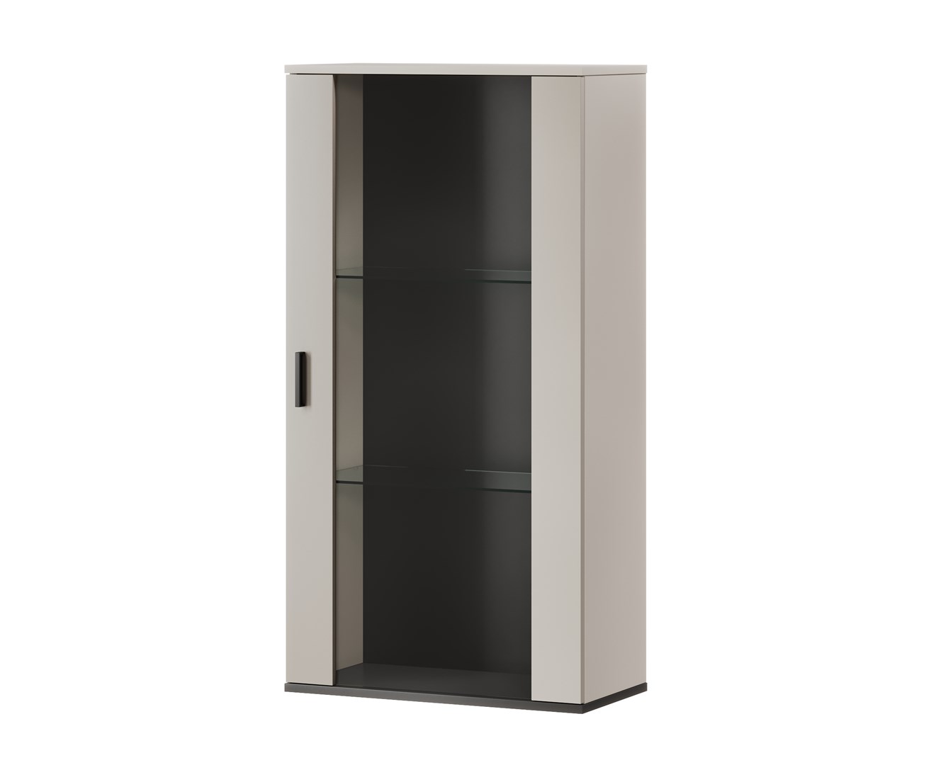 Witryna wisząca S2 SOHO 60x29x112 kaszmir+ czarny — zdjęcie 1 z 4