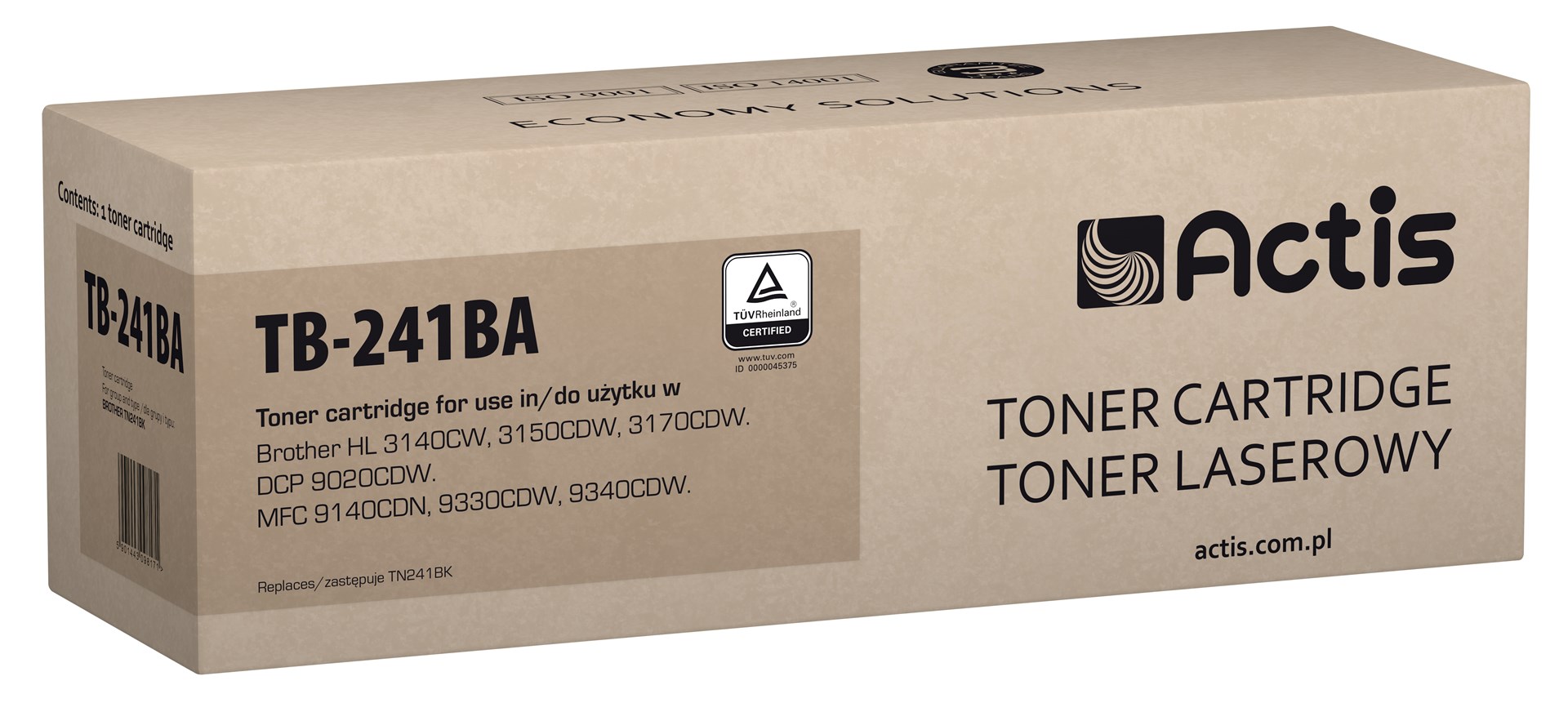 Actis TB-241BA Toner Zamiennik dla Brother