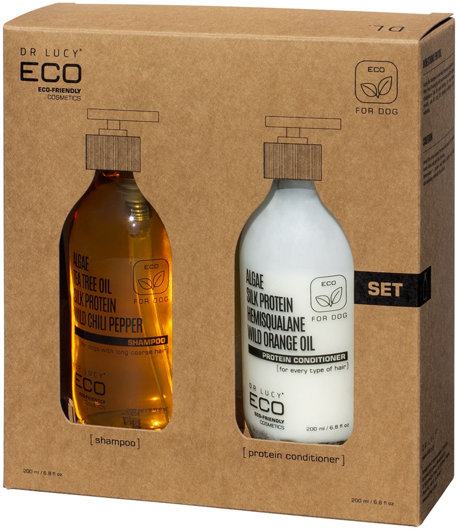 DR LUCY ECO Zestaw Szampon + Odżywka dla Psów