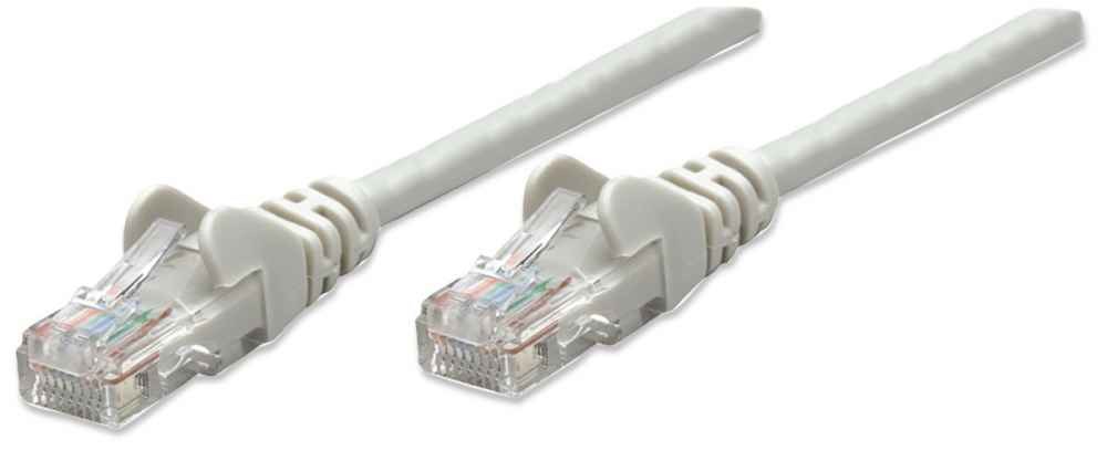 INTELLINET PATCH CORD CAT5E UTP 3M SZARY 100% MIEDZ — zdjęcie 1 z 4