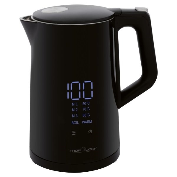 Czajnik elektryczny dotykowy PROFICOOK PC-WKS 1243, 1,7 l, 4 ustawienia temperatury — zdjęcie 1 z 8