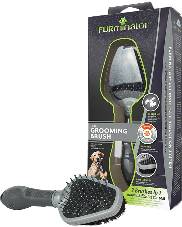 FURminator Szczotka dwustronna dla psa i kota — zdjęcie 1 z 6