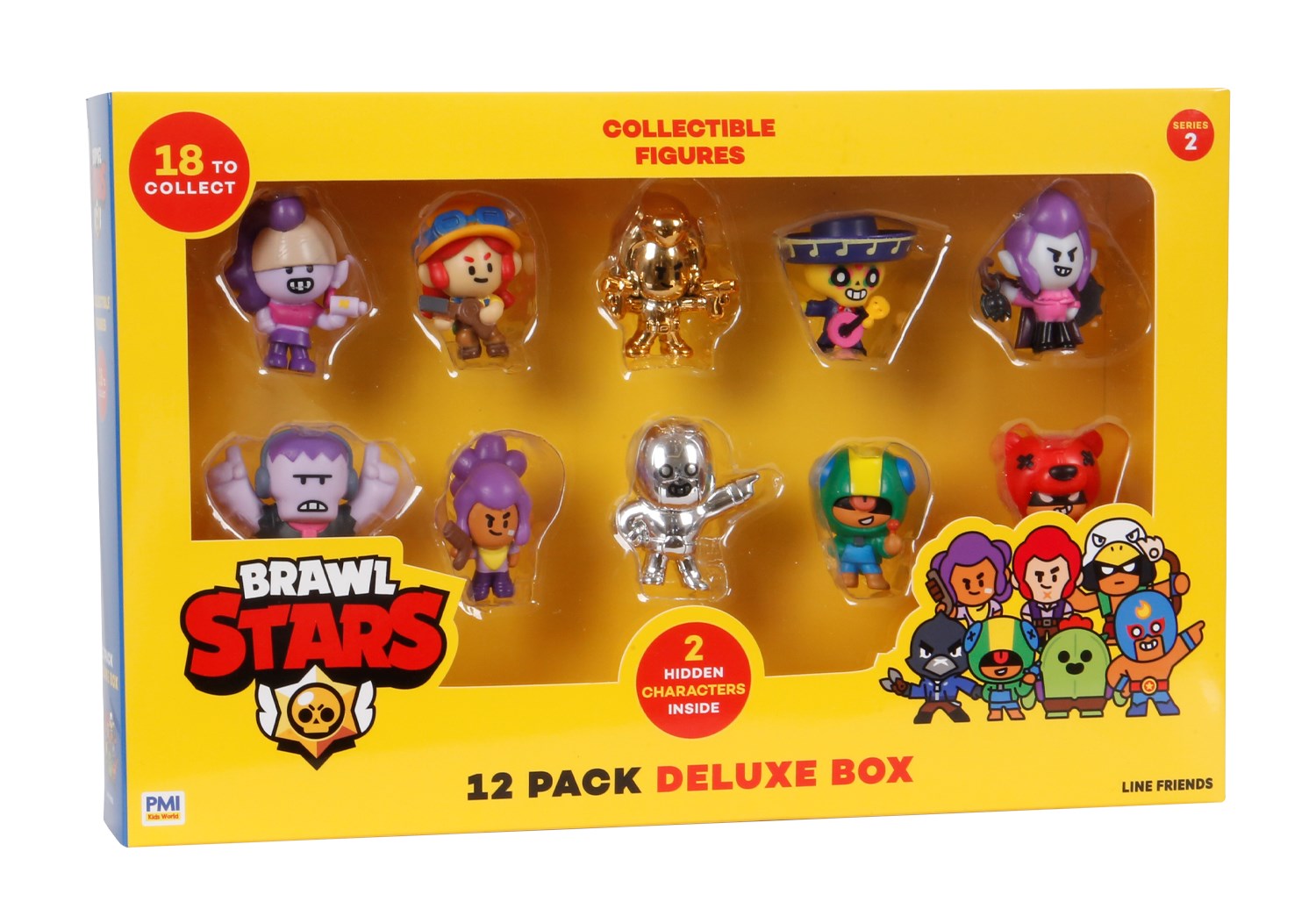 BRAWL STARS S2 FIGURES -12 PACK DELUXE BOX — zdjęcie 1 z 8