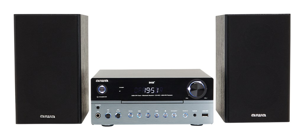 AIWA wieża MSBTU-700DAB 2x25W czarna — zdjęcie 1 z 8