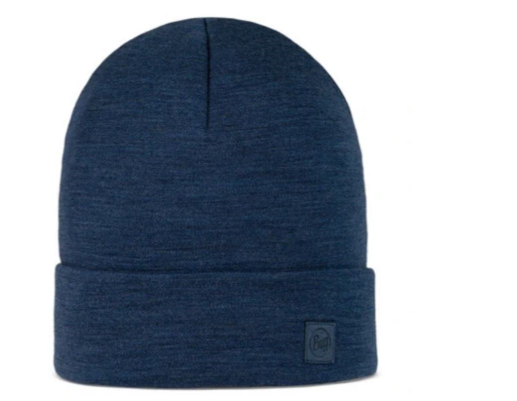 Czapka wełniana Buff Merino Heavyweight, solid night blue — zdjęcie 1 z 3