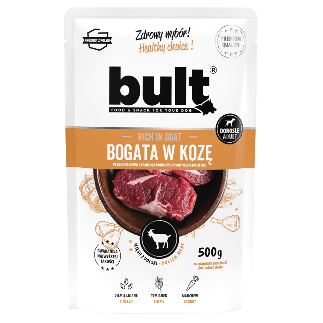 BULT Saszetka mielonka bogata w kozę 500g