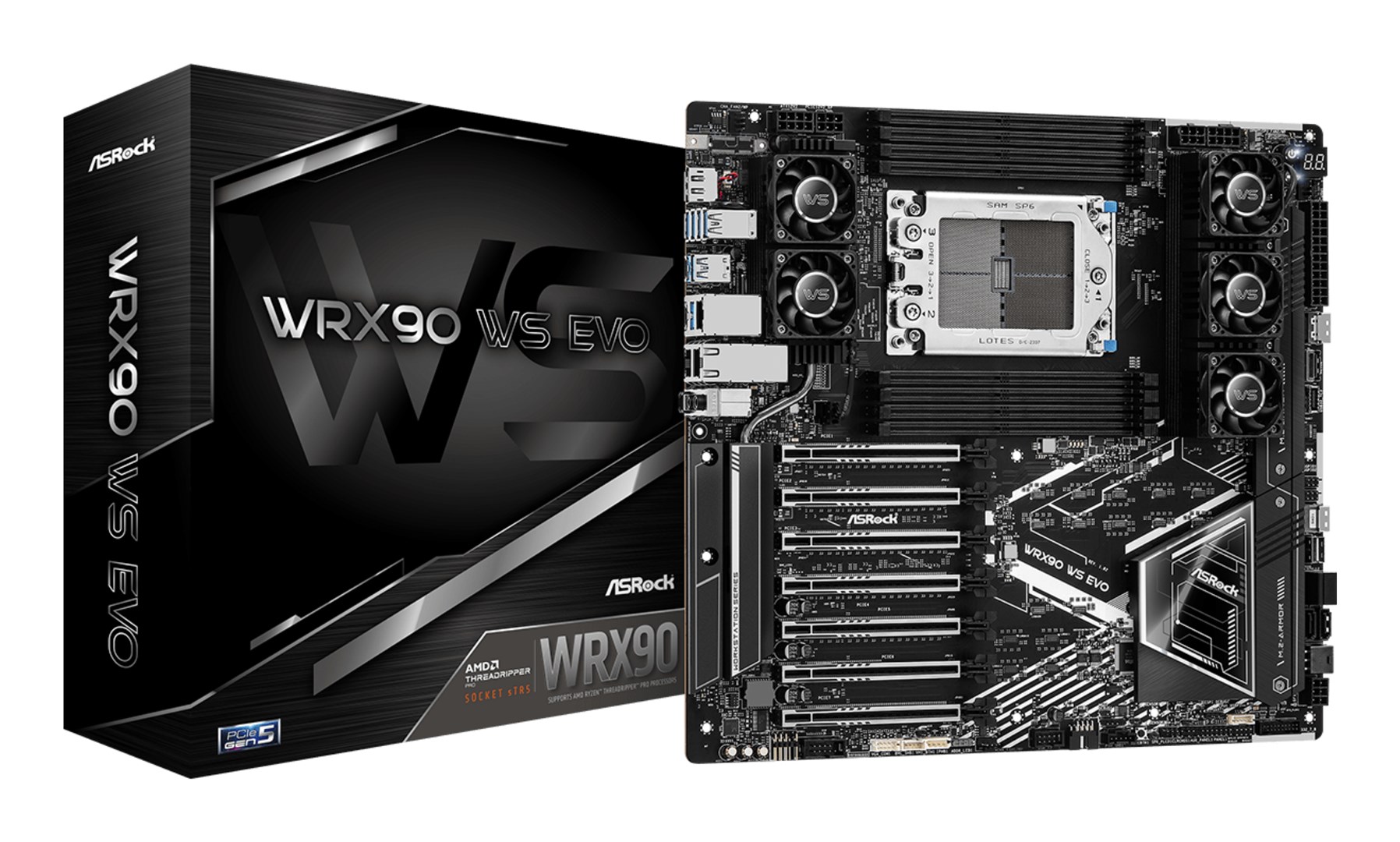 Płyta główna Asrock WRX90 WS EVO Socket sTR5 — zdjęcie 1 z 5