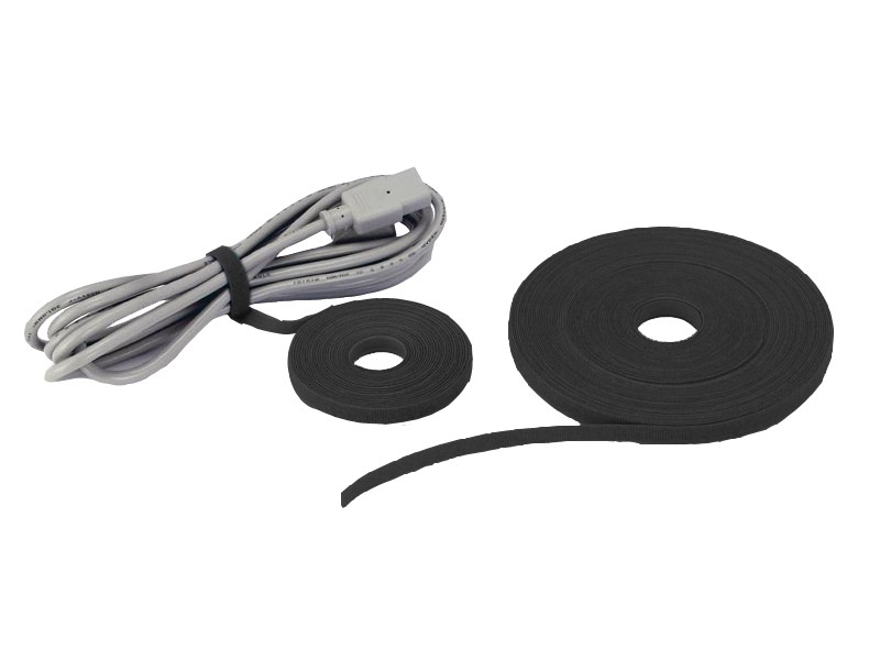 ALANTEC Opaska rzepowa 9mm, 5m, czarna