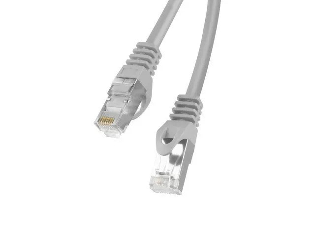 LANBERG PATCHCORD KAT.6 FTP 1.5M SZARY FLUKE PASSED — zdjęcie 1 z 2