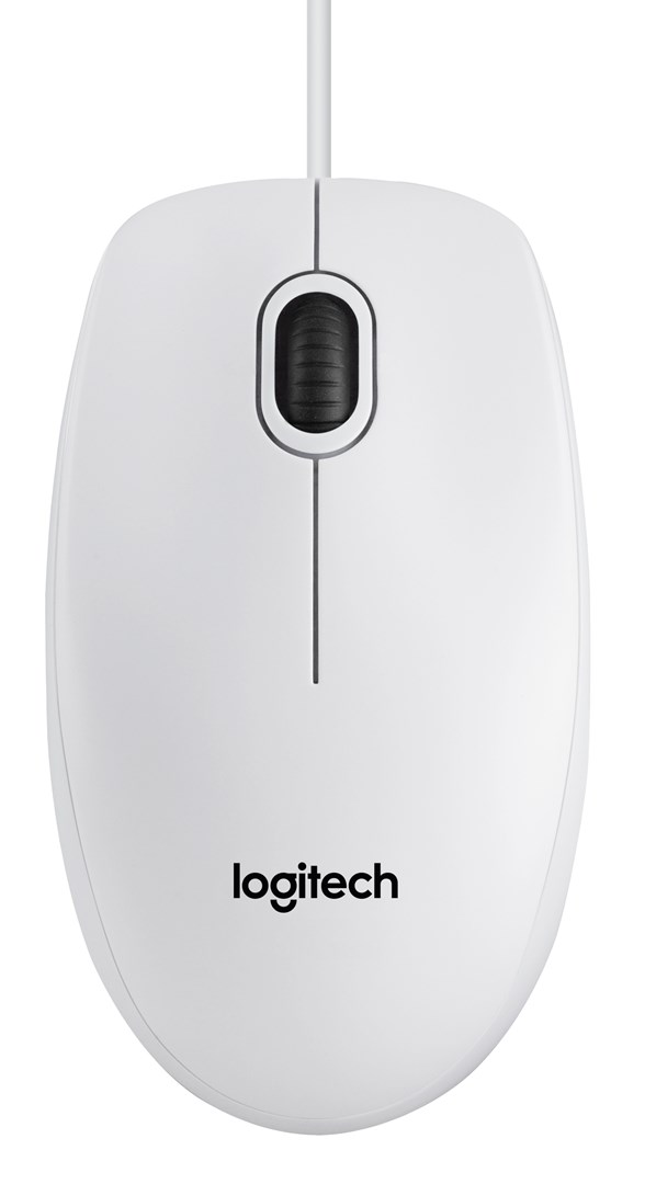 Mysz Logitech B100 Biała 800 DPI — zdjęcie 1 z 2