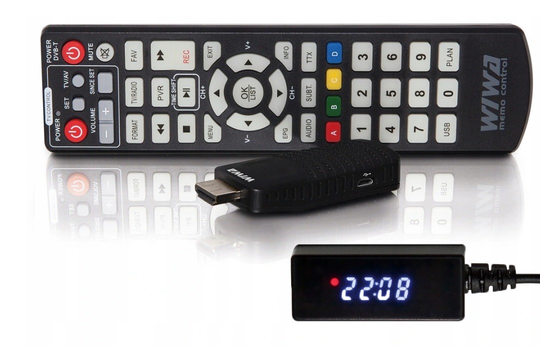 WIWA TUNER DVB-T/T2 H.265 MINI LED Cyfrowy — zdjęcie 1 z 7