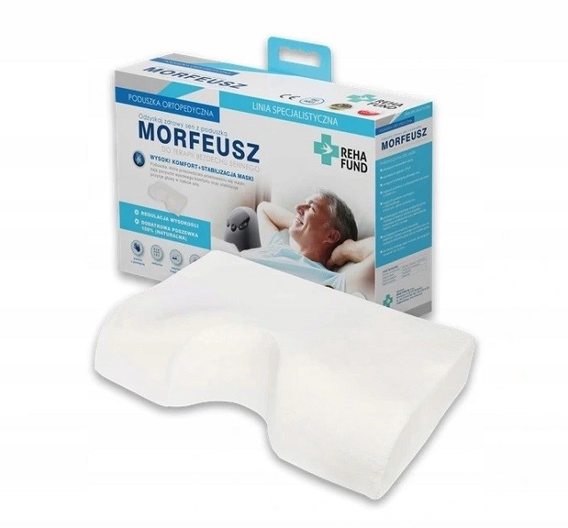 Poduszka ortopedyczna Morfeusz CPAP - 665 Czysta nazwa: Poduszka ortopedyczna Morfeusz CPAP (model 665) — zdjęcie 1 z 2