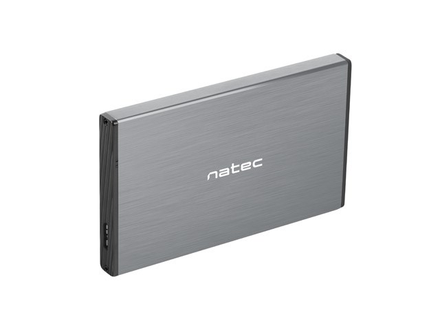 Obudowa NATEC Rhino Go NKZ-1281, 2.5", USB 3.0, Szara — zdjęcie 1 z 7