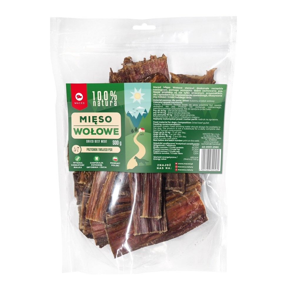 MACED 100% Natura mięso wołowe 500 g